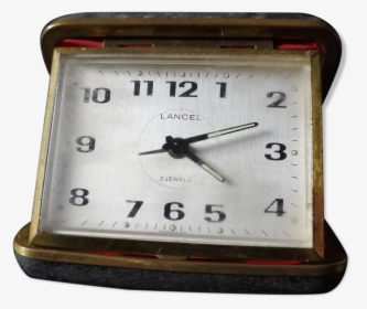Lancel Vintage Travel Alarm Clock   Src Https - Quartz Clock, HD Png Download, Transparent PNG